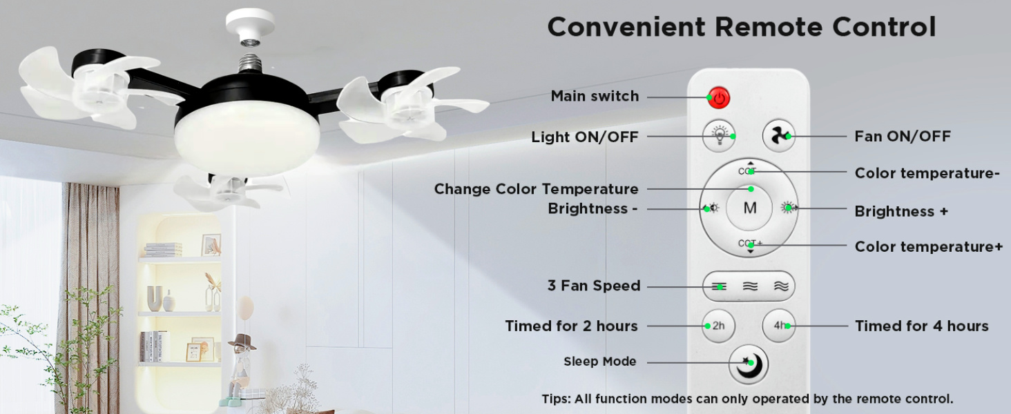 Screw in Ceiling Fan 