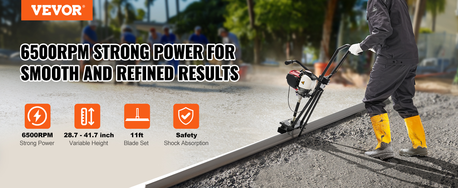 power concrete float