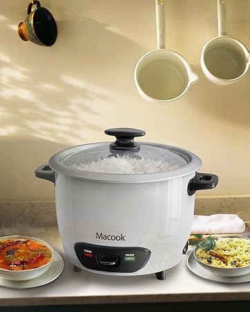 rice cooker 1.8 L with glass lid
