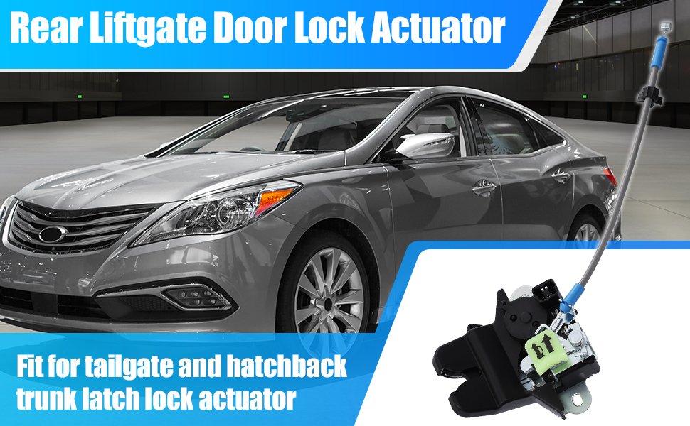 X AUTOHAUX Trunk Latch Lock Actuator 81230C1010 for