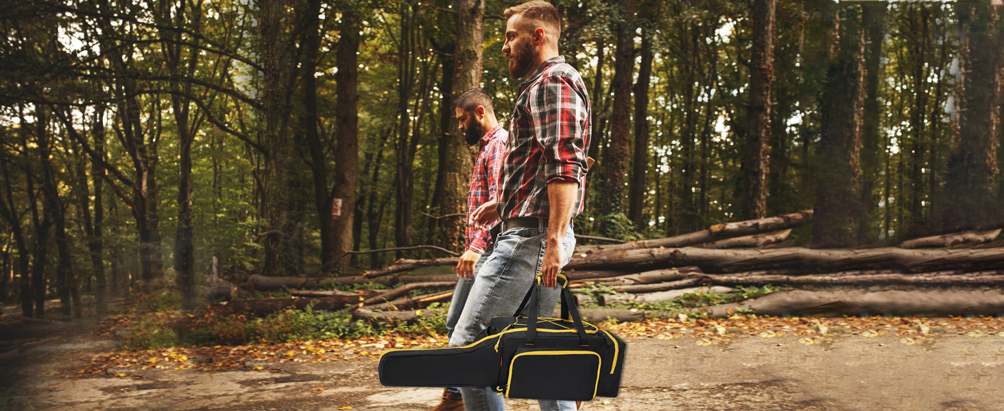 BABEYER Chainsaw Case, Durable Chainsaw Bag Compatible with