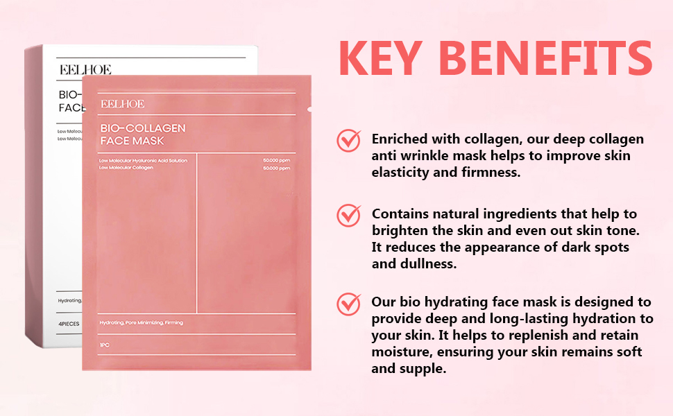 Collagen face mask