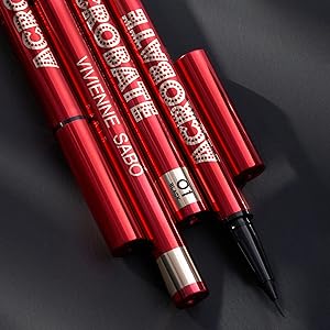 eyeliner pen, eyeliner, feutre acrobate, vivienne sabo