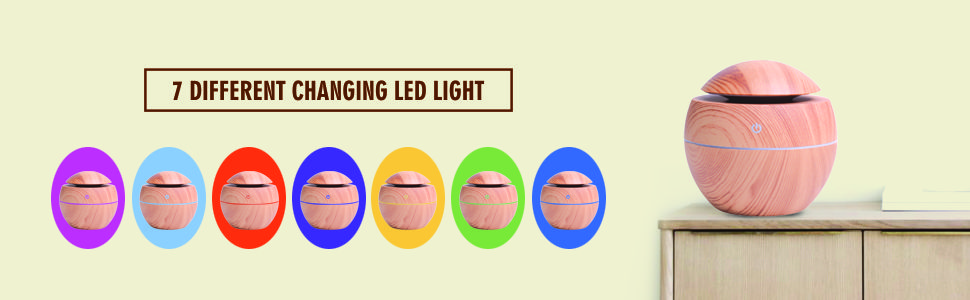 Light features 7 LED colors