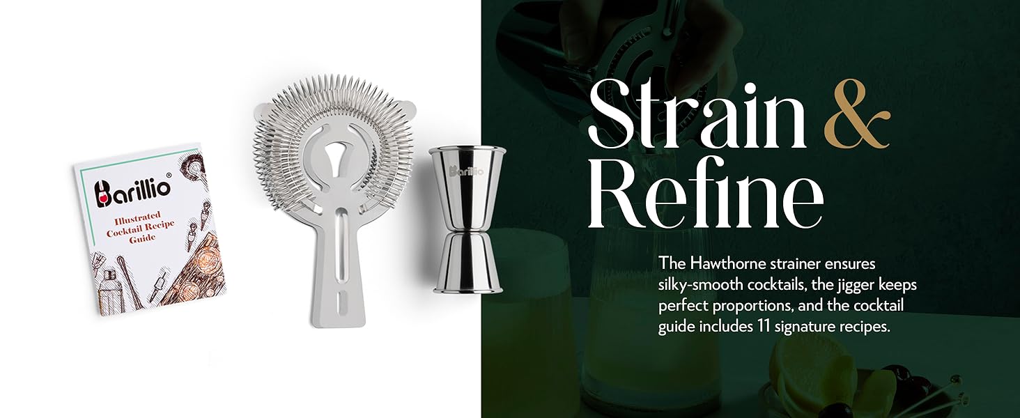Barillio Mixology Mastered by You - Strain and Refine