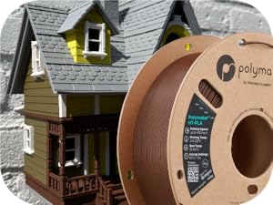 Image showing example 3d printed birdhouse with example of brown colored spool.