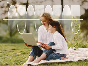 Series of outdoor lifestyle photographs showing people relaxing on blankets in a natural setting with soft, warm lighting.