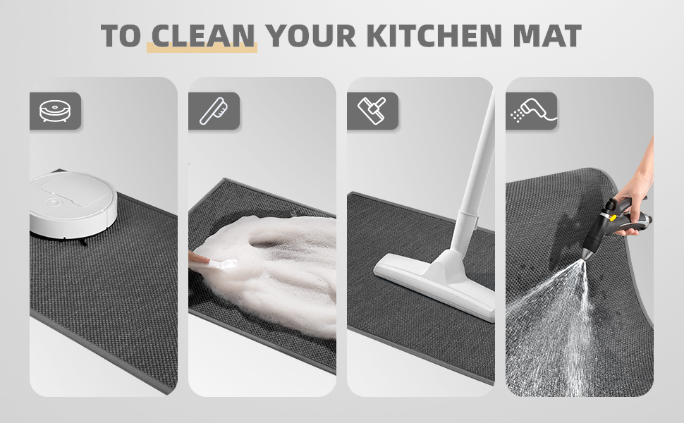 Color G Kitchen Rugs and Mats Non Slip Washable, Absorbent