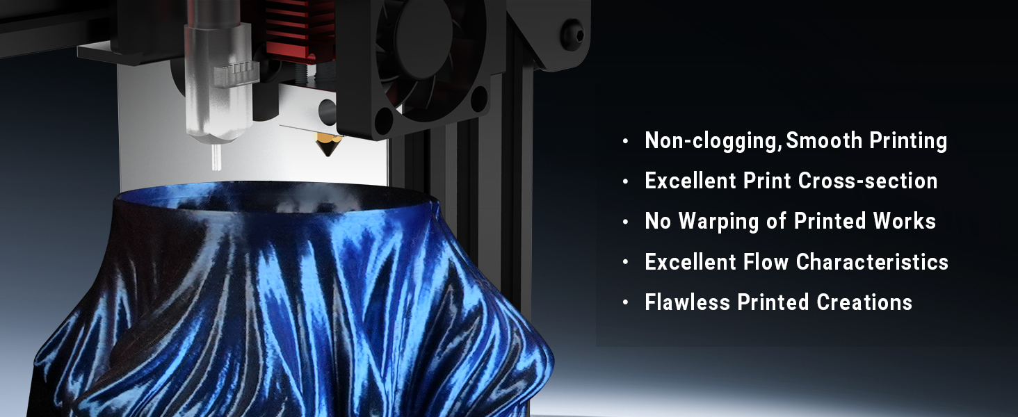 SUNLU Silk Dual Color Pla Filament, Silk PLA 3D Printer Filament 1.75mm, Shiny Silk Texture, Dimensional Accuracy +/- 0.02mm, 1KG Spool (2.2 lbs), PLA Silk Dual Color (Black Green) 21 SUNLU Silk PLA Plus 3D Printer Filament, Dual Color Shiny PLA+ Filament 1.75mm