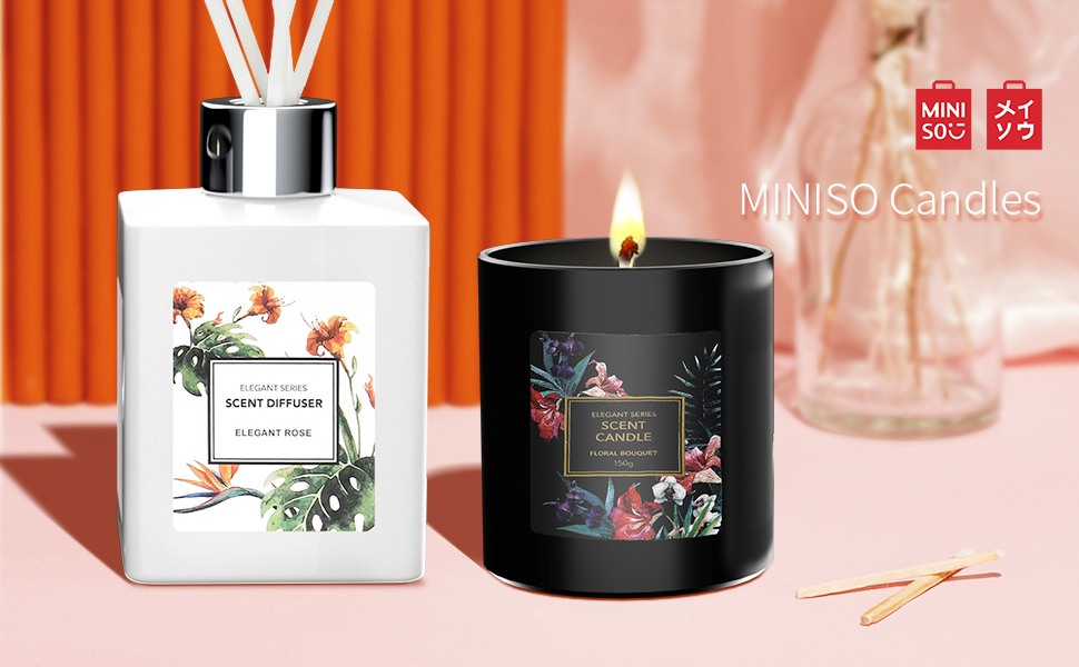 Buy MINISO Candle Scent Diffuser and Scented Candle Wax Candle and Home