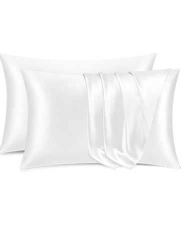 white satin pillow case pillowcases pillow covers