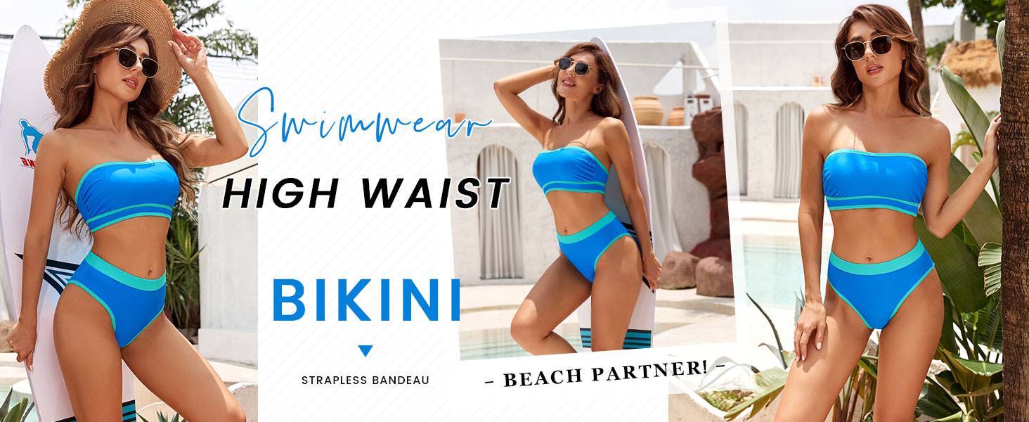 bikini set blue