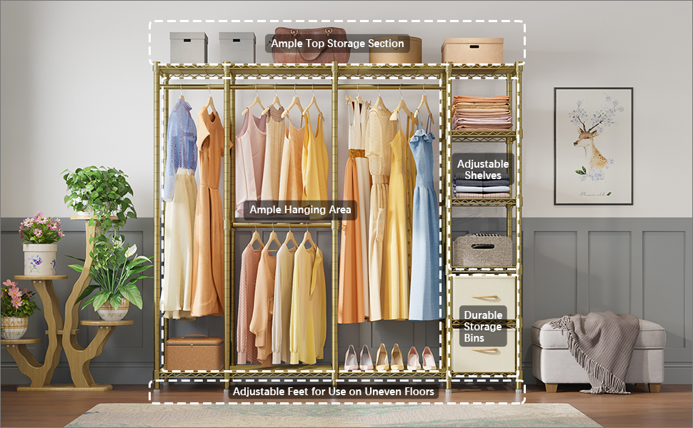 VIPEK V40S i1 Heavy Duty Garment Rack Clothing Rack for