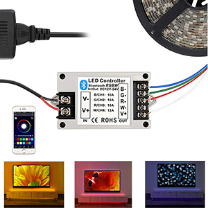 Wireless Bluetooth RGBW/RGB Controller