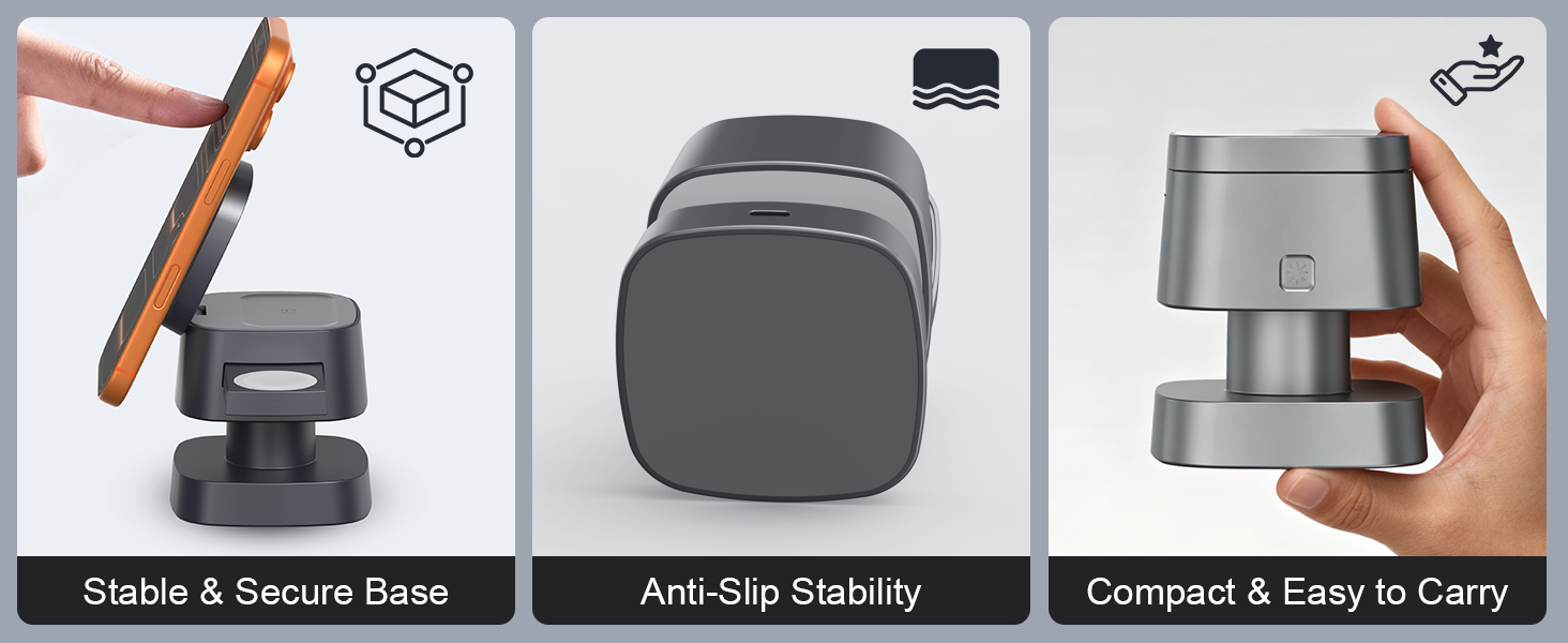 3 in 1 Wireless Charging Station