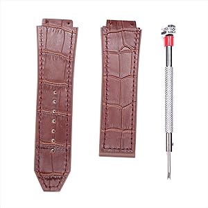 極美品☆ ウブロ 純正 　クロコダイル×ラバーベルト クラシックフュージョン Amazon | [輸入王オリジナル] 時計ベルト ウブロ互換 クラシック