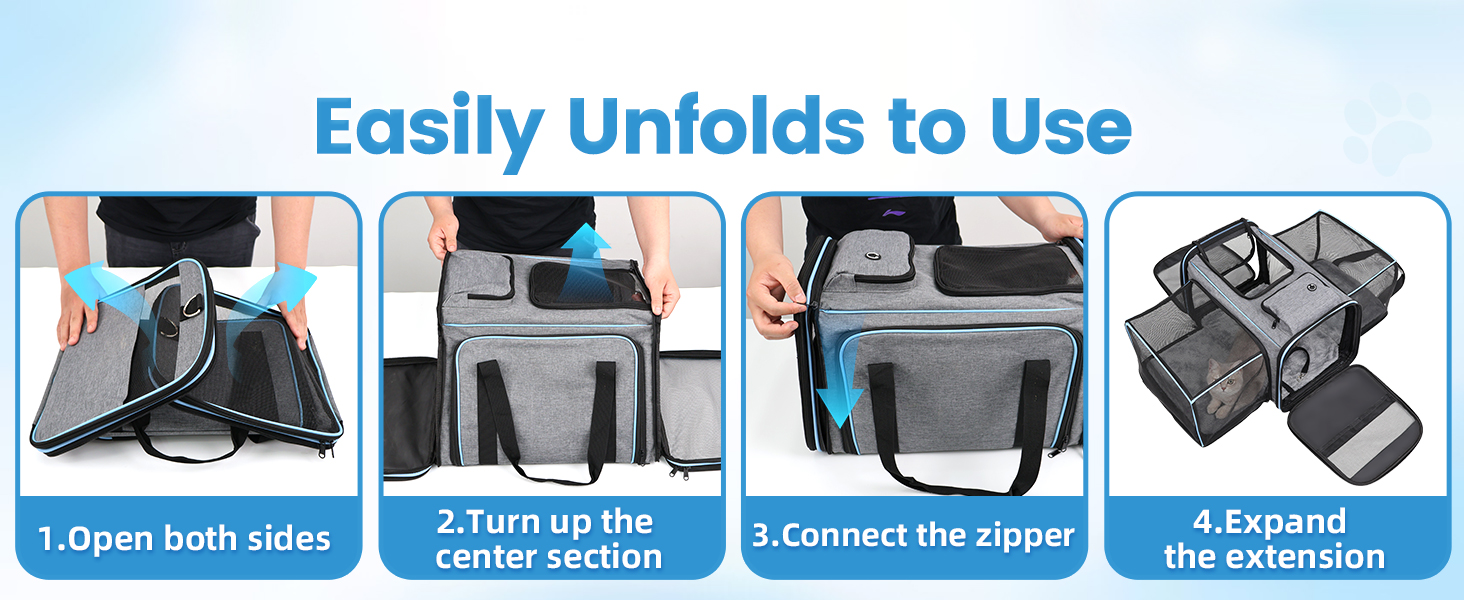 Easily Unfolds to Use