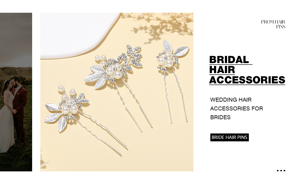 Wedding hair accessories for brides