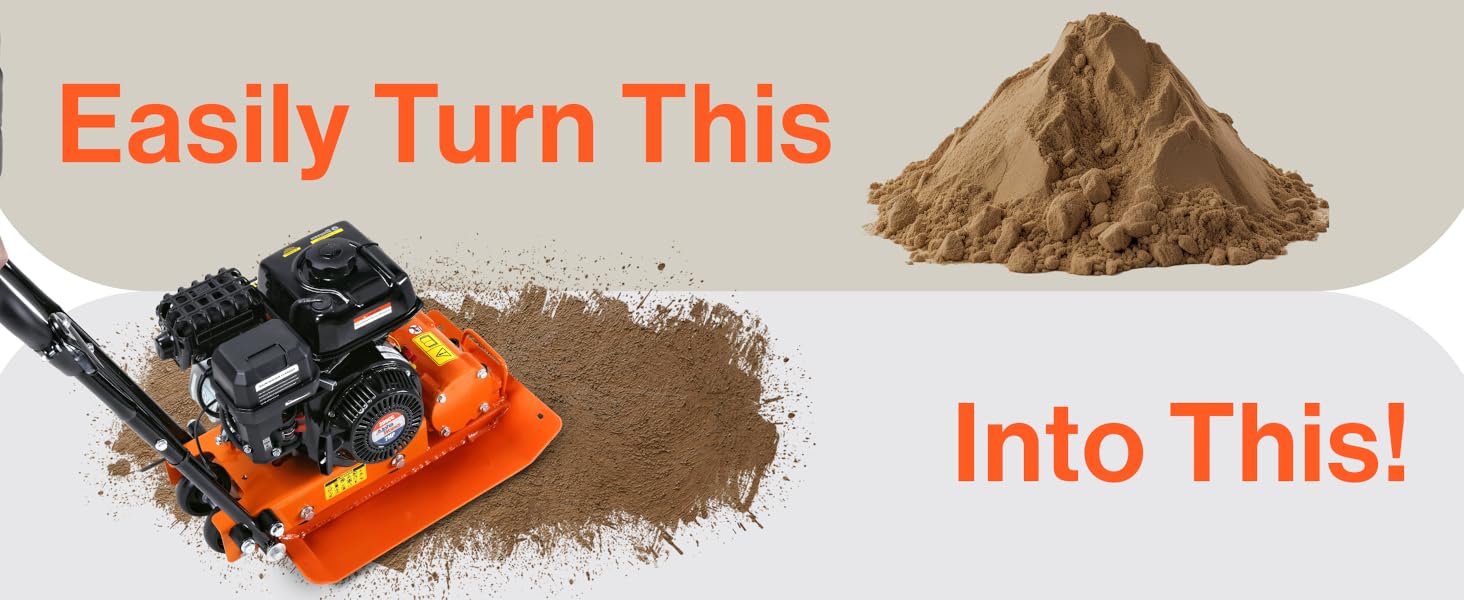 SuperHandy GUO118 B0CRMSFSYD Plate Compactor