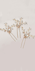 rose gold hair pins