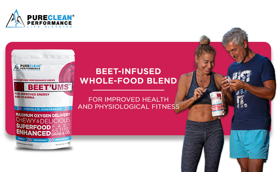 BEET'UMS Beet Chews Premium Organic Beet Juice Powder