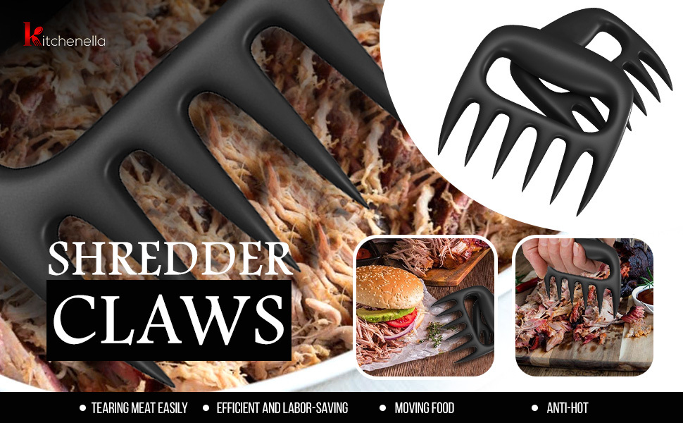 Kitchenella Upgraded Meat Shredder Set Bear Claws