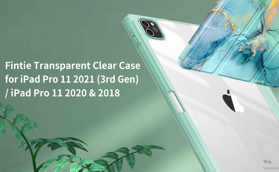 Fintie Hybrid Slim Case for iPad Pro 11inch (3rd Generation) 2021 [Builtin