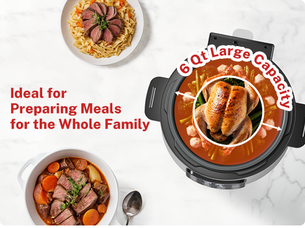 6 qt pressure cooker