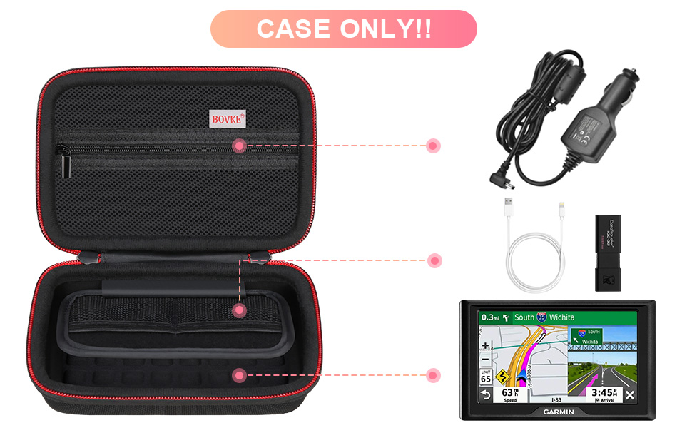 BOVKE GPS Case for 55.5 inch Garmin Drive 52/51/53