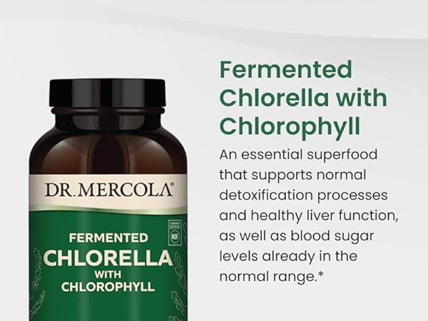 Fermented Chlorella with Chlorophyll