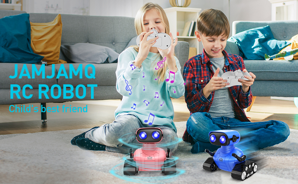JAMLAMQ Robot for Kids ToyRemote Control Robot Toys,Toy