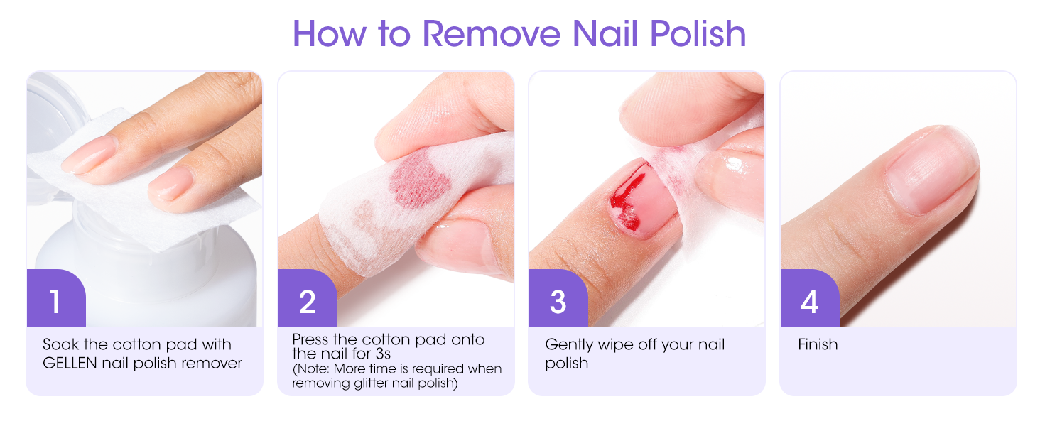 gel nail polish remover