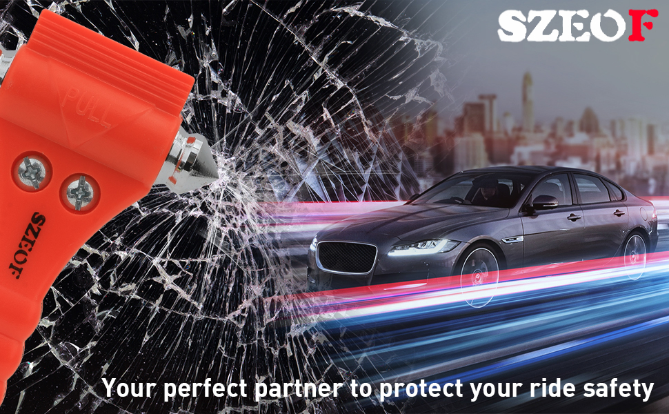 SZEOF Car Window Breaker,Glass Breaker,Car Window Breaker