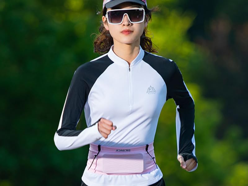 AONIJIE Running Belt with 250ml Soft Flask