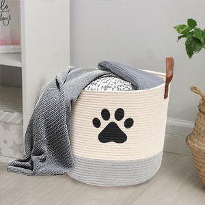 Blanket storage basket