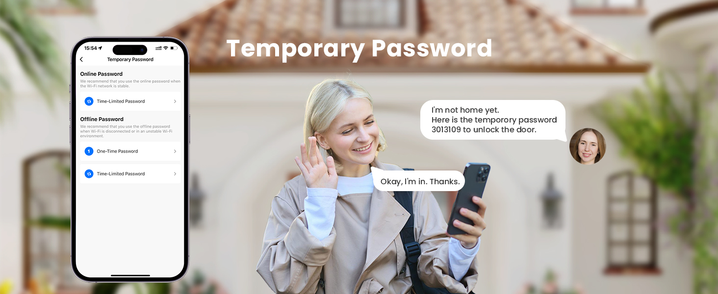 Keyless Entry Door Lock with Handle