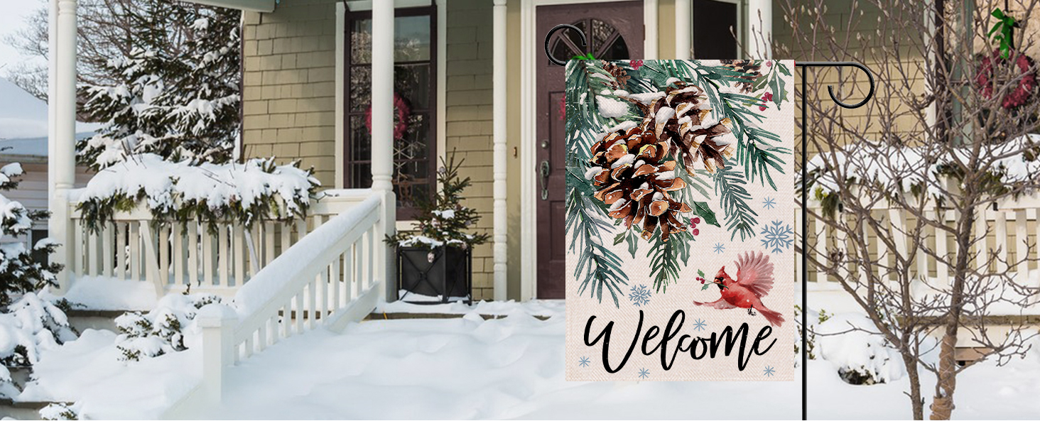 Covido Winter Black Labrador Dog Decorative Garden