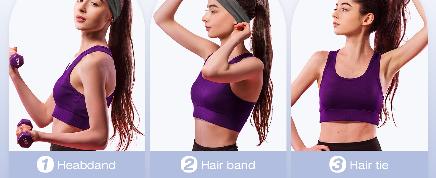 workout headbands for women，sweat bands headbands for women