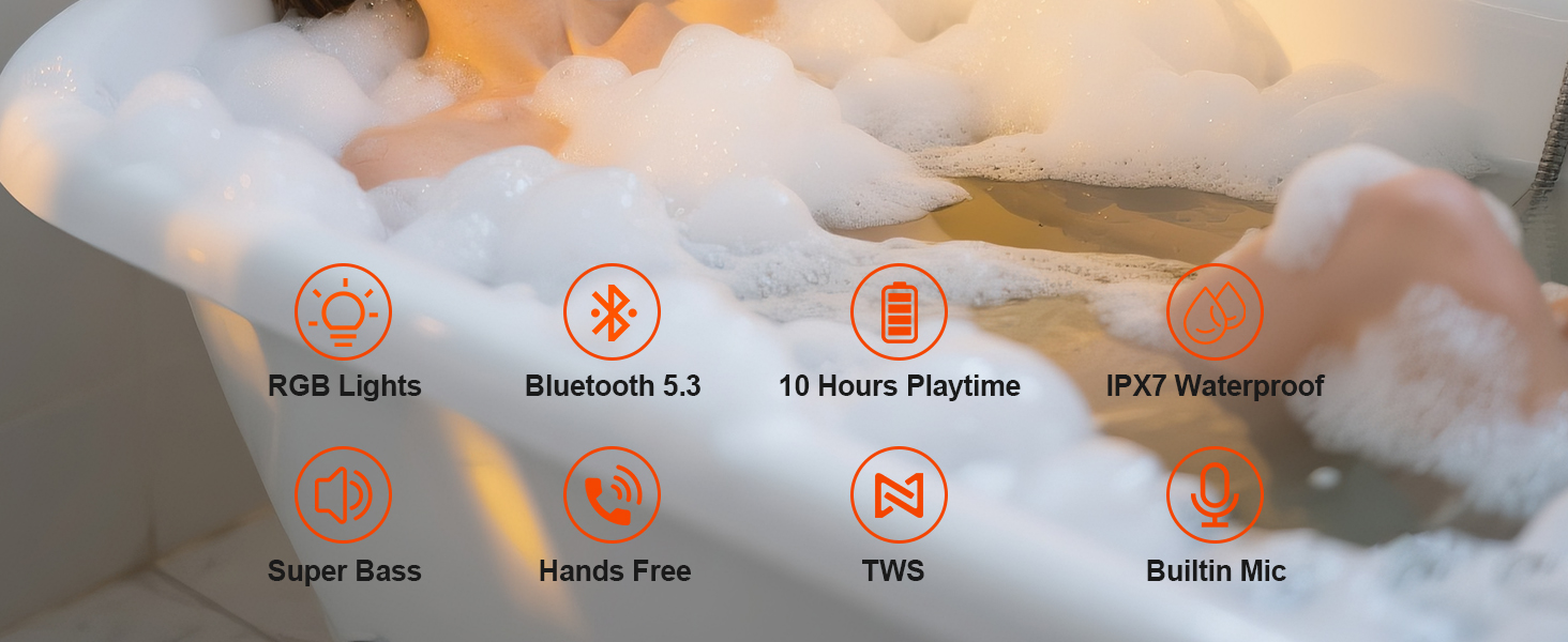 Series of circular interface or menu icons in orange and white against a cloud-like background, appearing to be part of a digital display or menu system.