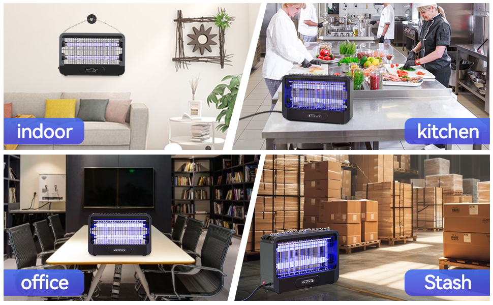 Elektrischer Insektenvernichter Doppelseitiges Insektenfalle Mückenlampe