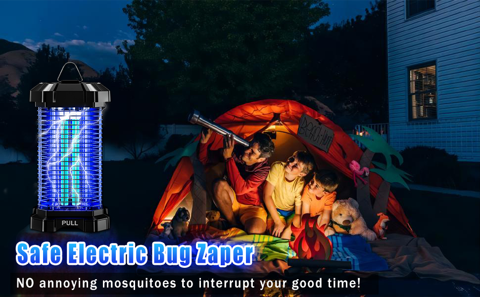 Petoor Bug Zapper Outdoor, 4250V 18W Mosquito Zapper