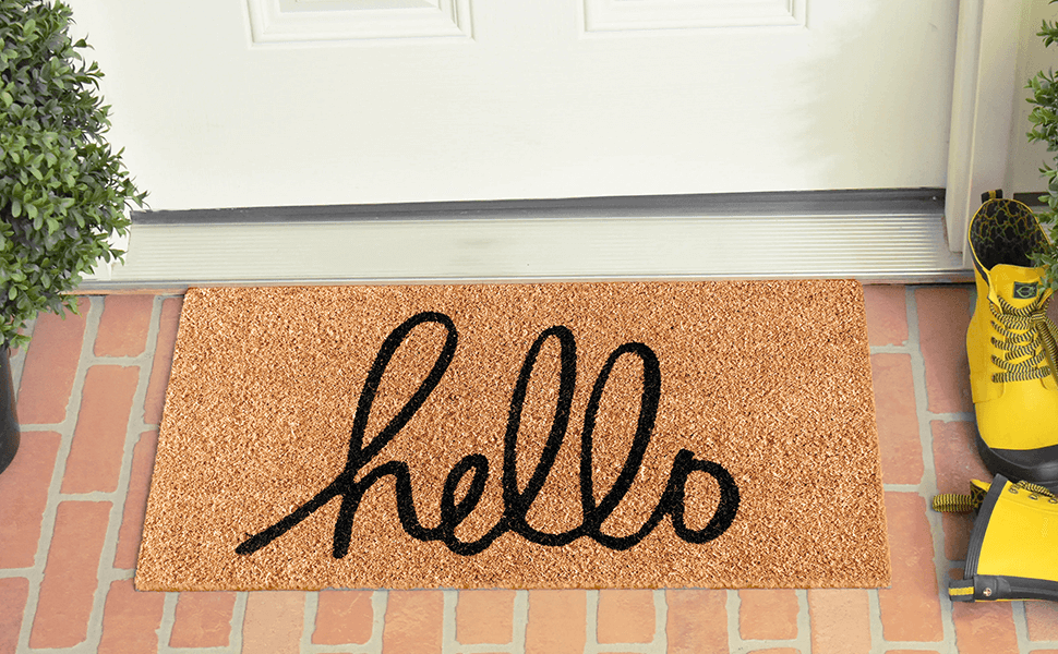 Mats Outdoor Coco Coir Doormat by LuxUrux, with