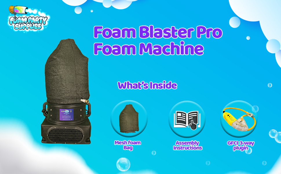 HighCapacity Foam Blaster ProX by Foam Party Supplies Ultimate Foam Machine