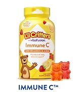 L’il Critters Immune C Daily Gummy Supplement Vitamin for Kids, for Vitamin C, D and Zinc for Imm...