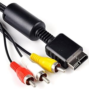 Amazon.co.jp: PS2/PS3対応 AVコンポジットケーブル 約175cm