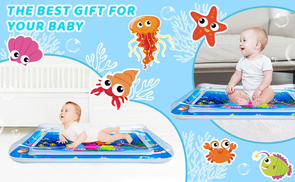 Tummy time mat water mat