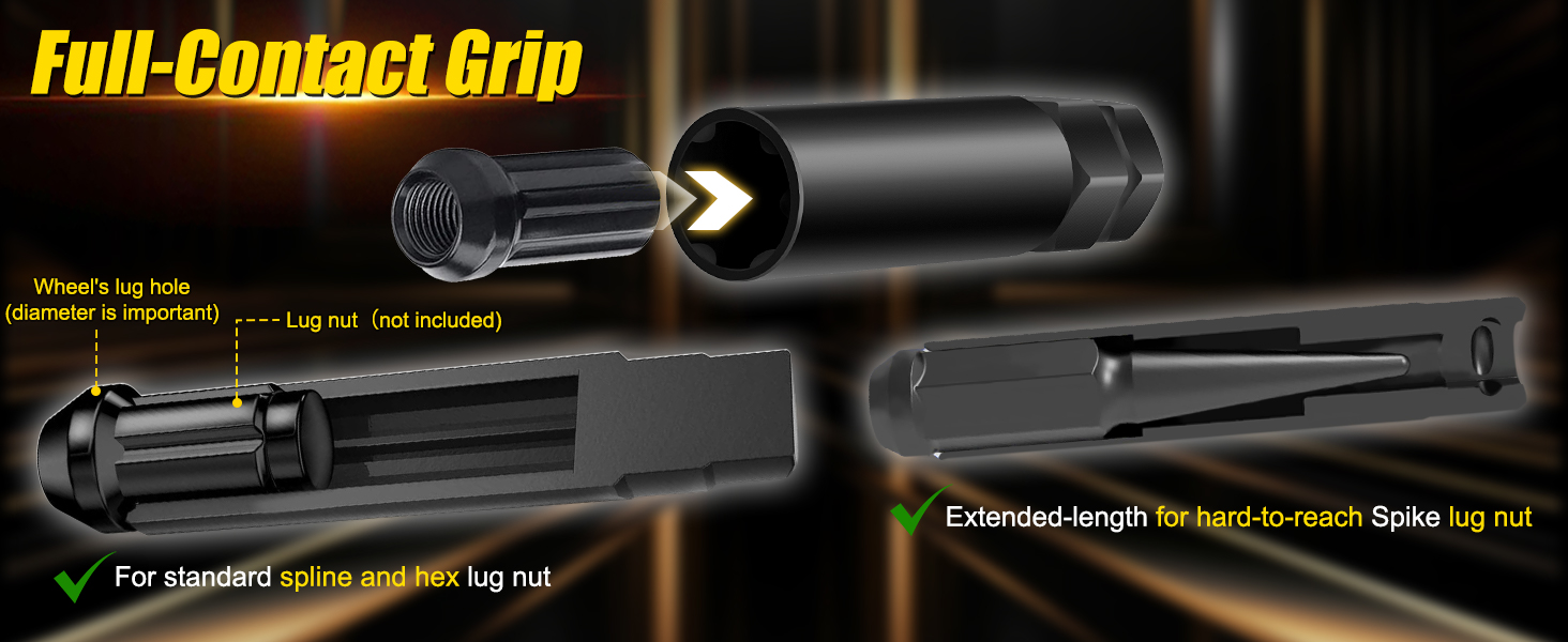 locking lug nut master key set