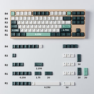 botanical keycaps