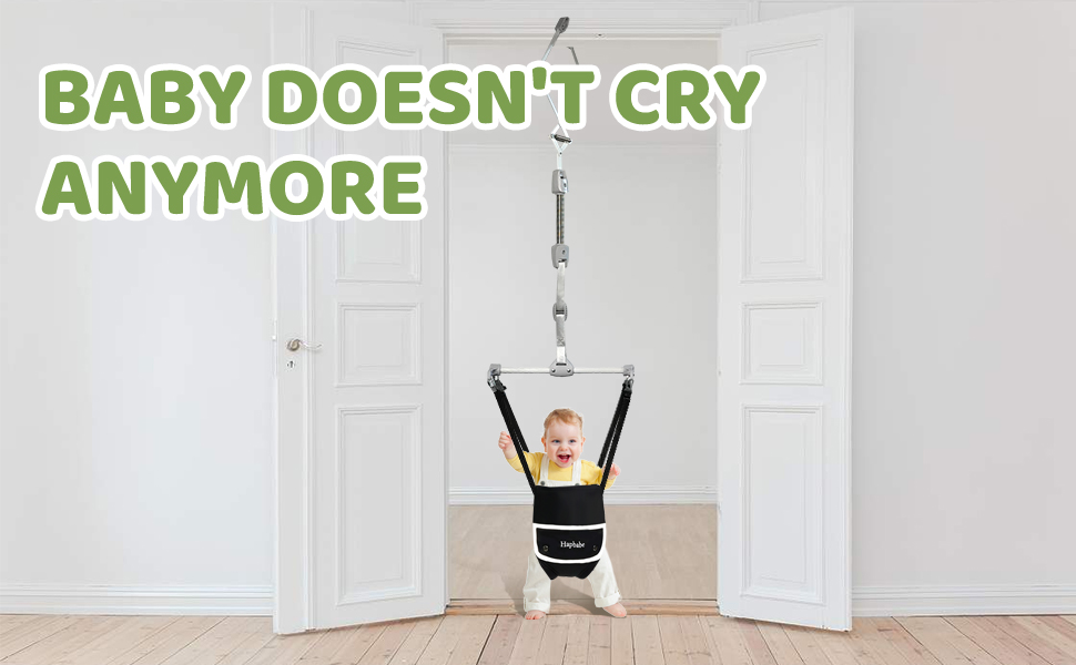 Hapbabe Baby Door Jumper with Adjustable Strap and Seat