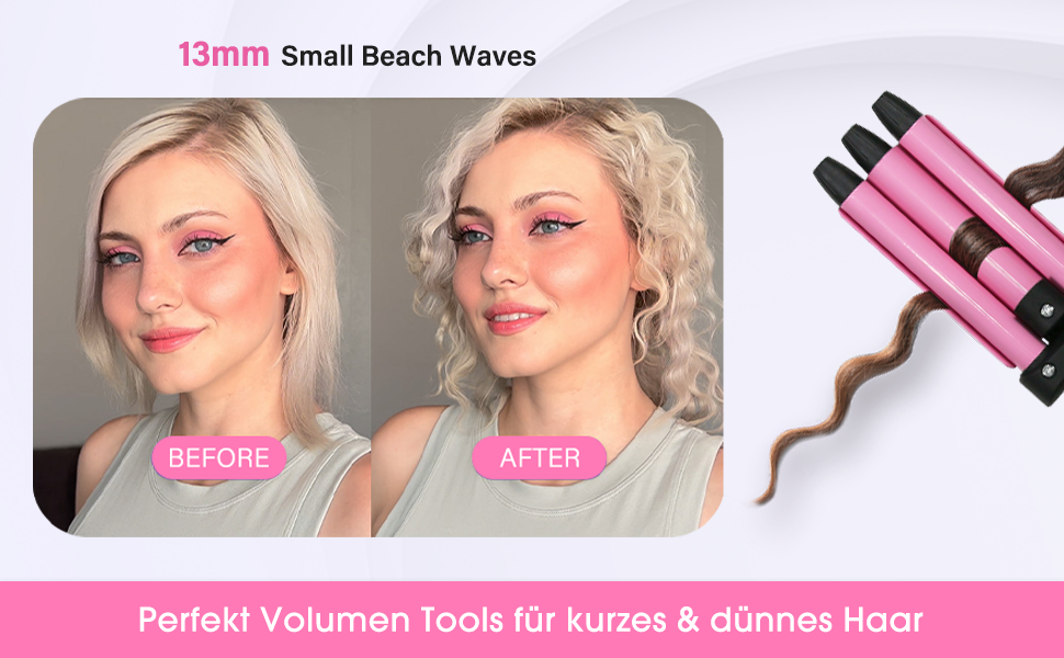 Lockenstab für Kurze Haare